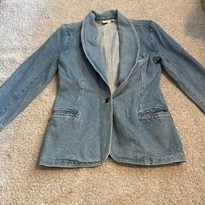 Vintage Karen Kane denim blazer